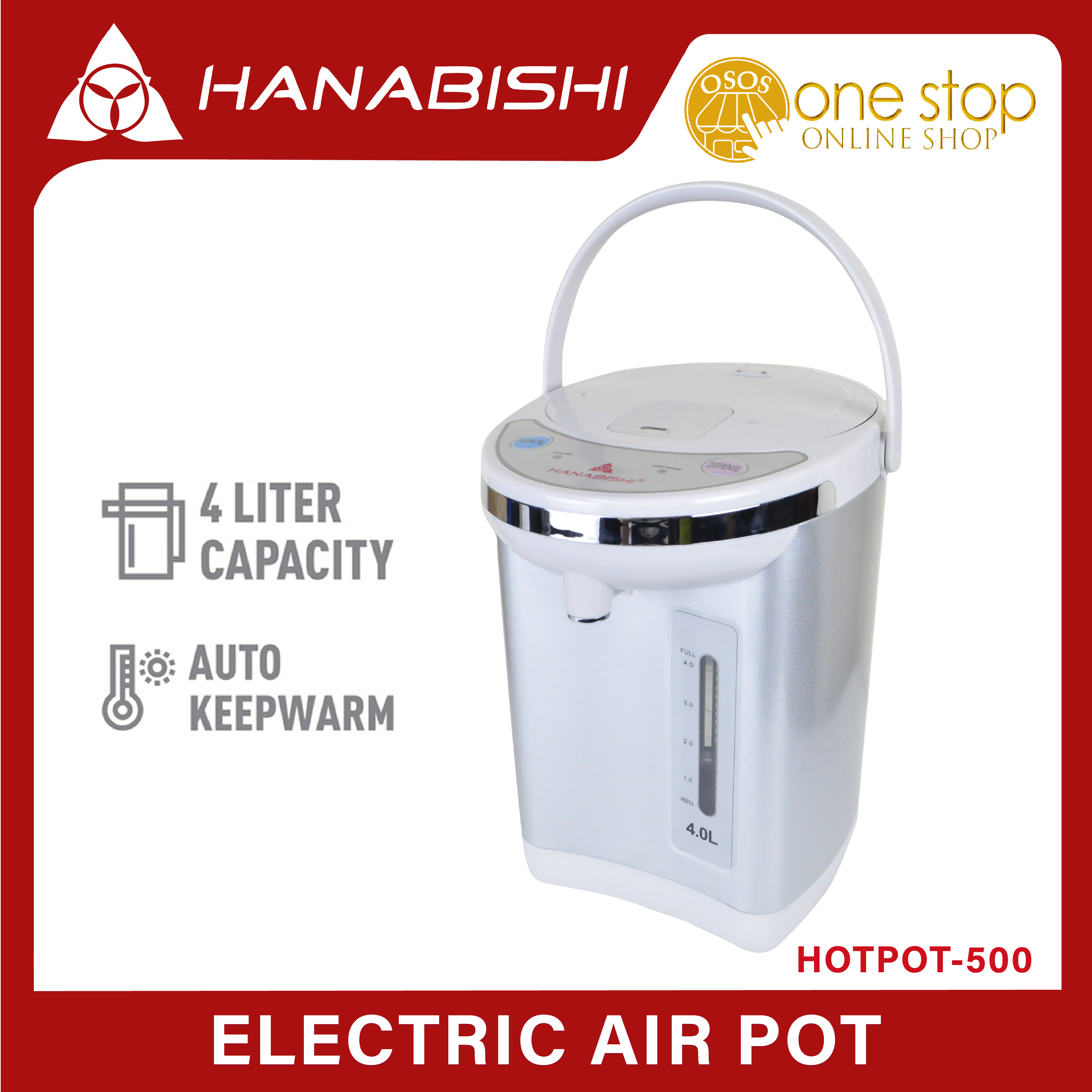 Hanabishi Electric Air Pot HPOT400