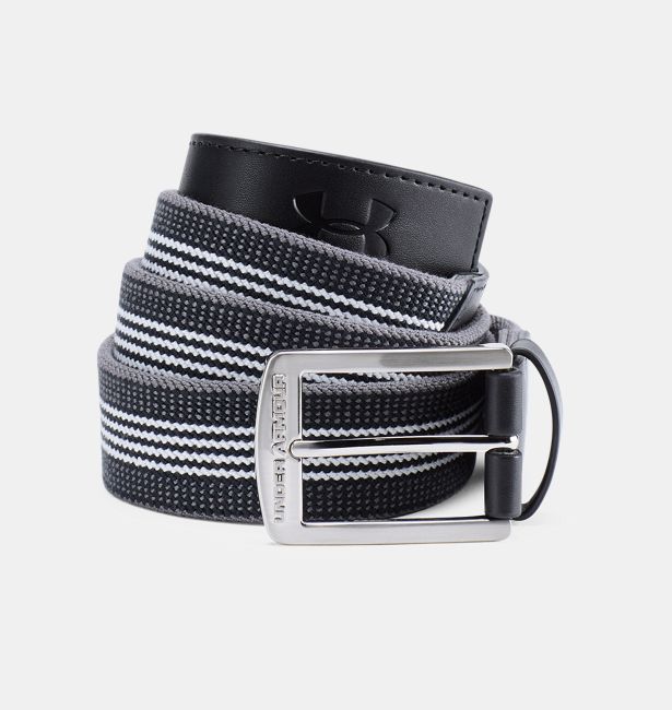 Striped Performance Stretch Belt 