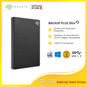 Seagate One Touch External Hard Drive with Password Protection