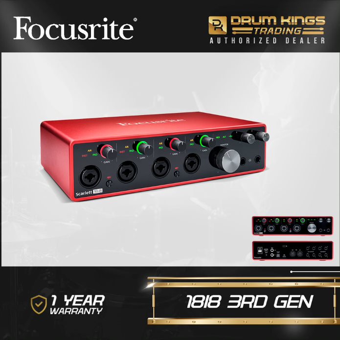 Focusrite Scarlett 18i8 Interface audionumrique USB 2.0 18 entr?es s 通販 