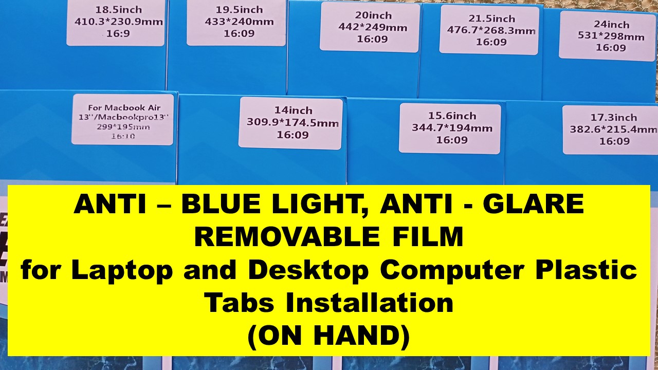 Used 17.3 Inch Laptop Privacy Screen Filter (Like New) – 215.4mm X 382.6mm Universal Wide Screen