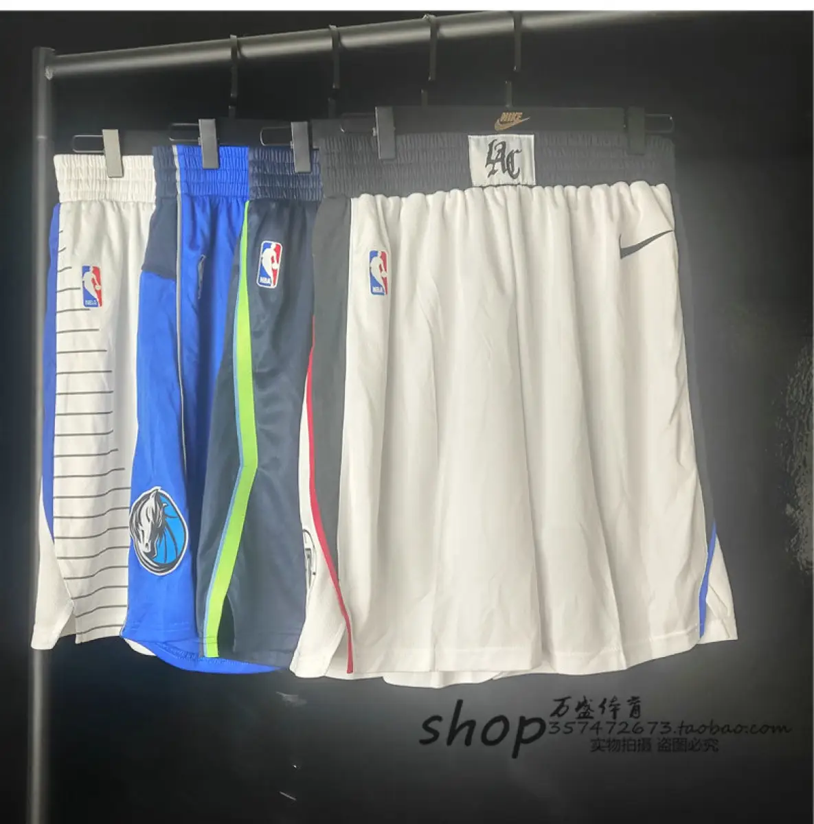 la clippers shorts black