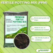 Fertile Potting Mix - Premium Organic Soil for All Plants