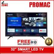 Promac 32" Smart Android LED TV with Bracket