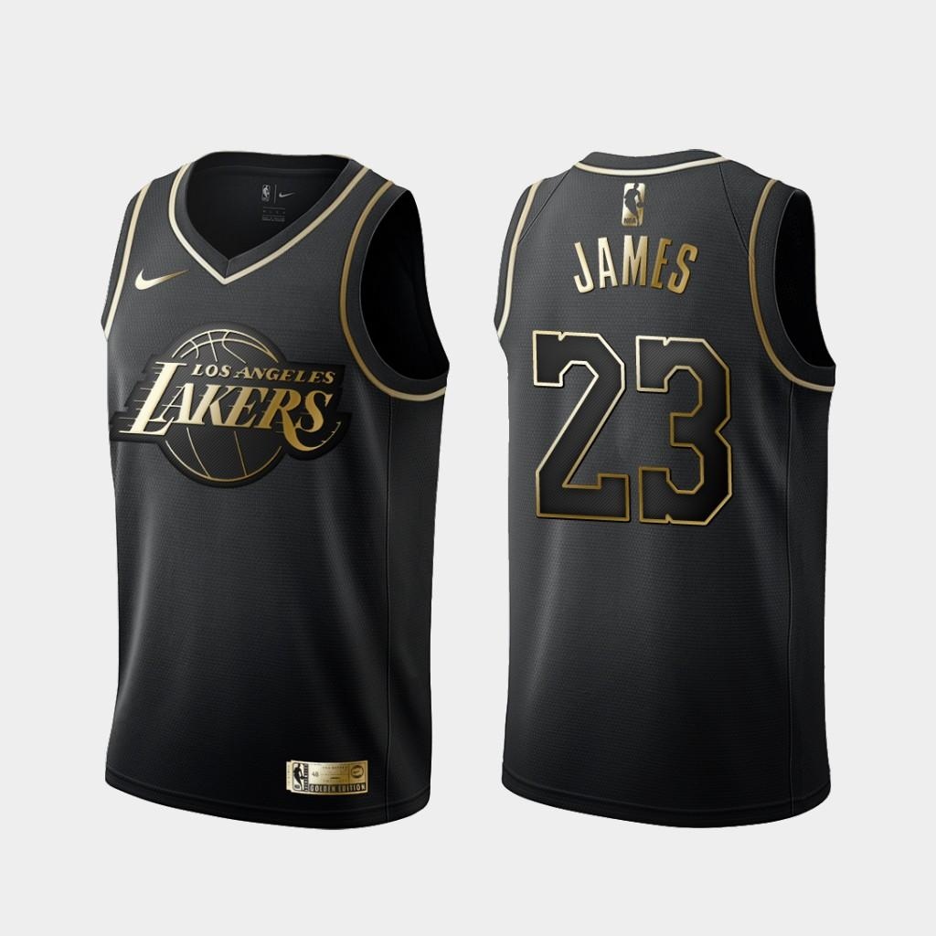 lakers lebron jersey black