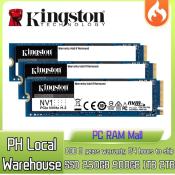 Kingston NV1 NVMe M.2 SSD - 250GB, 500GB, 1TB