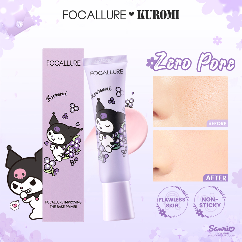 Discount on Focallure  shoes - SKU: Focallure X Sanrio #BloomingTime Poreless Mattifying Primer Non-Sticky Blur Pores