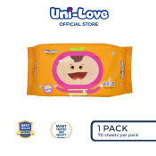 UniLove Powder Scent Baby Wipes 70's Pack of 1