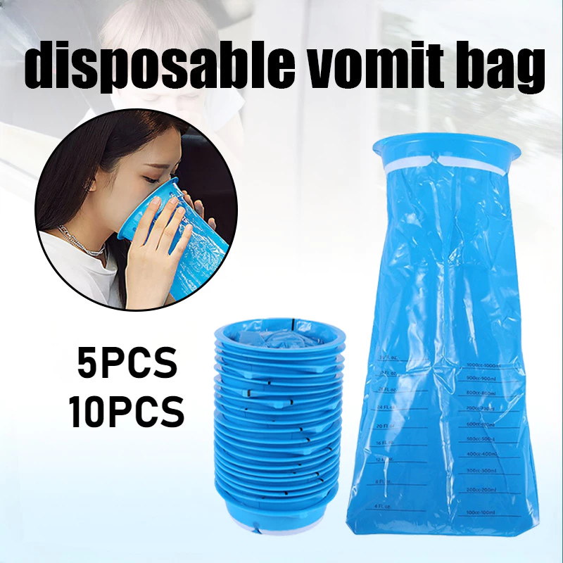 1000Ml Disposable Vomit Bag For Hospital Home School Travel Essentials - Motion Sickness Relief | Lazada Philippines