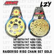 MHR Raider R150 Sprocket Gold Chain Set Motorcycle