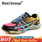 HUACHUANG Unisex Badminton Shoes: Casual Sports Sneakers for Training