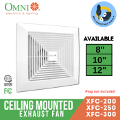 Omni Ceiling Mounted Exhaust Fan - Brix Industries