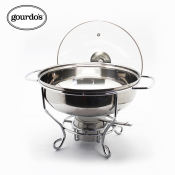 Gourdo's Chafing Dish Set with Free Servers - 3.5L