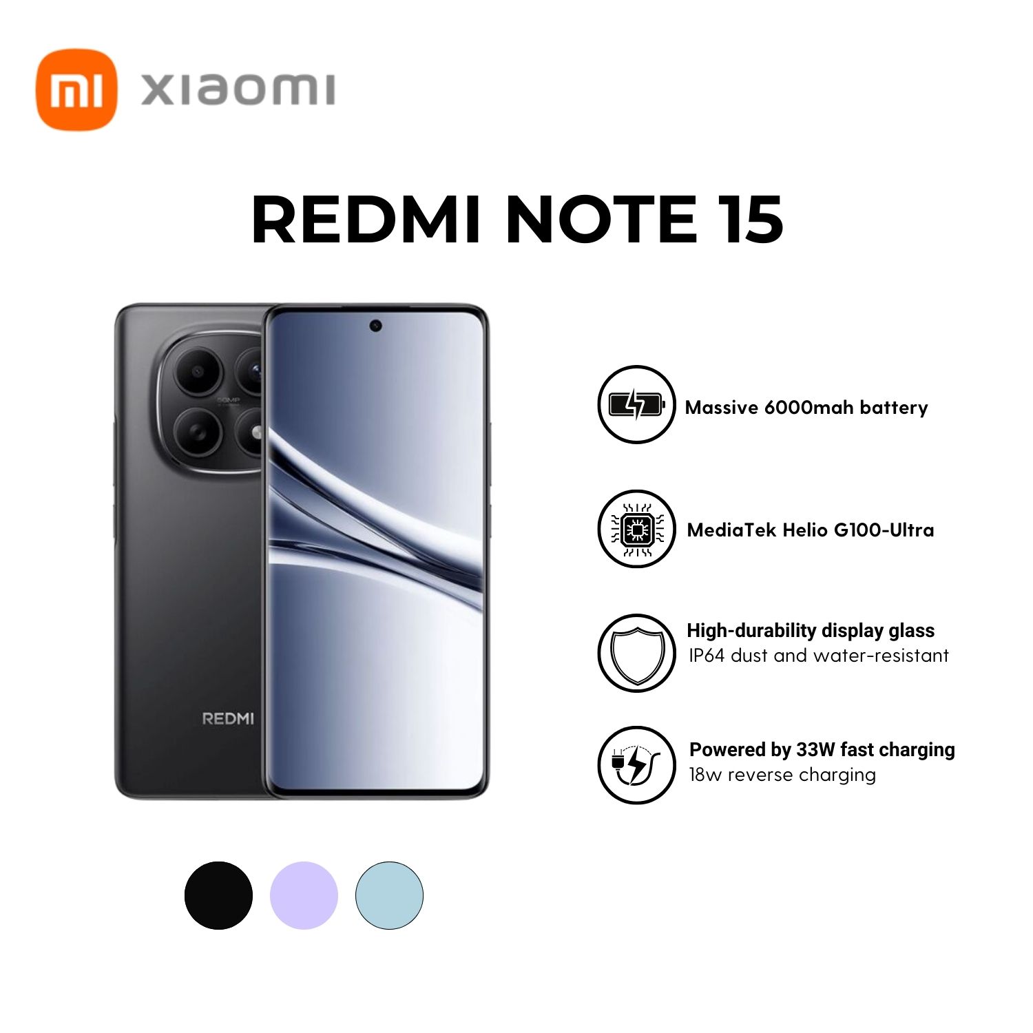 Redmi Note 15 Android 15, up to 4 major upgrades, HyperOS 2 Presyo 9,999 Piso*Libreng Shipping
