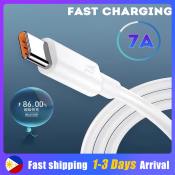 7A 100W USB-C Fast Charge Cable for Huawei, Xiaomi, Oneplus