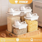 Yoice Airtight Food Storage Container for Grains and Snacks