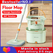 Magic Spin Mop with Turbo Bucket - 360 Rotating Clean