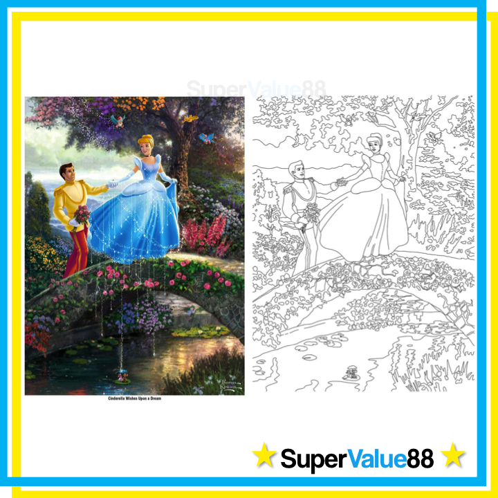 Disney Dreams Collection - Thomas Kinkade Studios Coloring Book