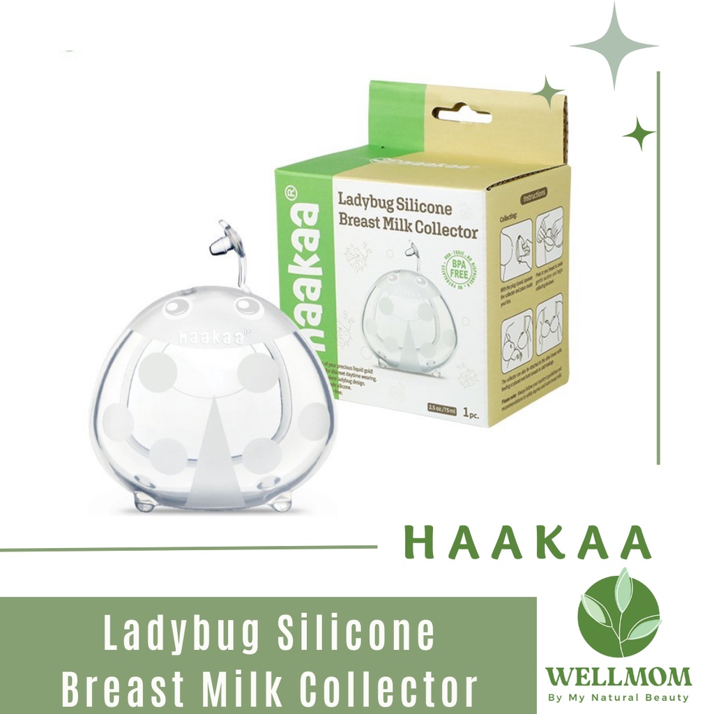 Haakaa Ladybug Silicone Breast Milk Collector 2-Pack (150ml)