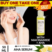 Whitening AHA Face Serum with Vitamin C and E