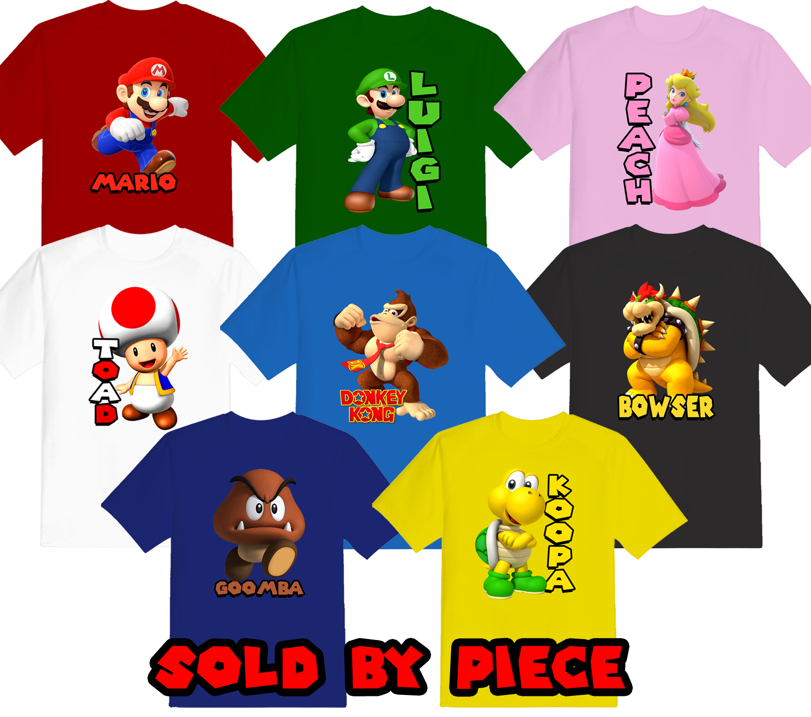 children's mario t shirts