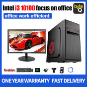 Gaming PC Set with i3 10100 Processor and 1TB HDD