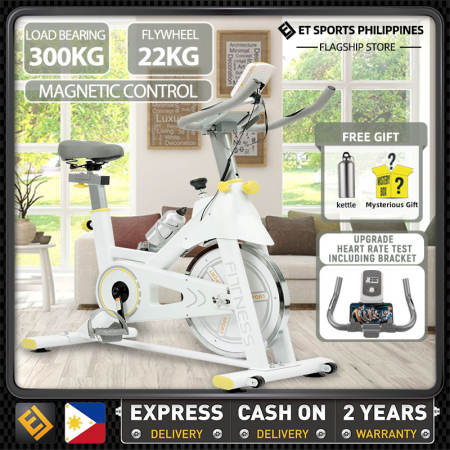 ET Sports Magnetic Stationary Bike - Ultra-Quiet Home Workout Equipment