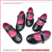 Black School Shoes For Kids Girls
