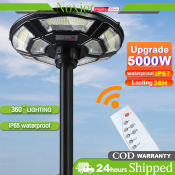 NOXIER 5000W UFO Solar Street Light with Remote Control