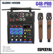 G4B-PRO 4-Channel UHF Wireless Microphone with Built-in Reverb