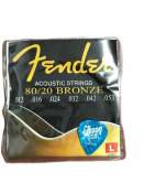 Fender Acoustic Guitar String One Set WITH FREE PICK