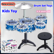 6-Piece Kids Drum Set - COD Jazz Educational Toy