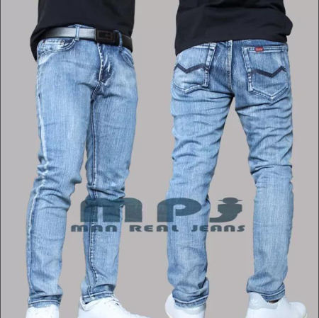 MPJ Dark Grey Jeans Man Pants Lalaki Maong Denim