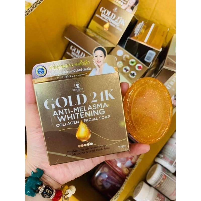 24k Gold Anti Melasma Whitening Serum / Anti Melasma Soap/ Anti