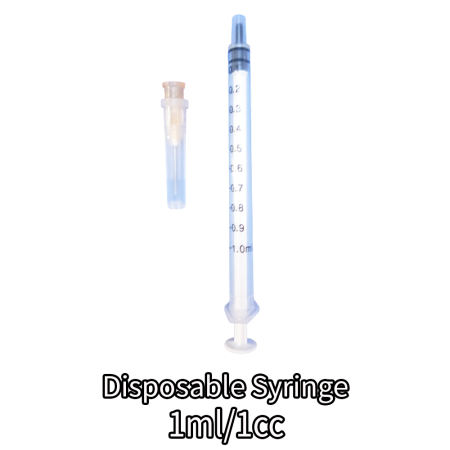 Disposable syringe 1ml/1cc
