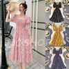 Korean Floral Dress - Elegant and Versatile for Women