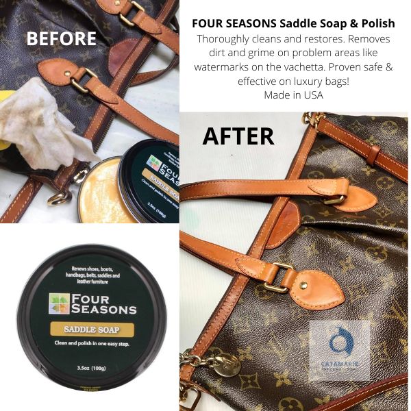 Saddle Soap Water Stains On Louis Vuitton Leather White Marks How