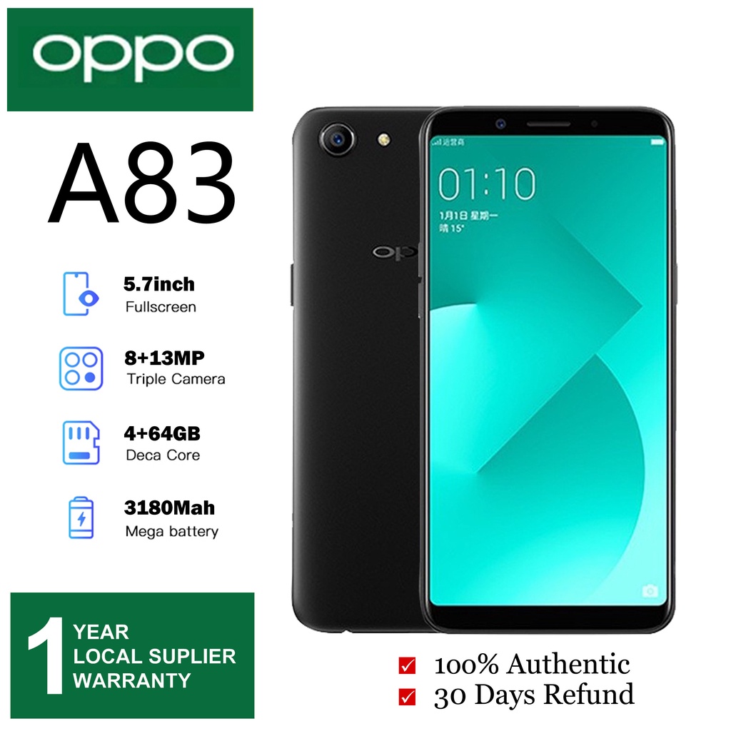 oppo a83 4gb ram 64gb