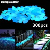 Garden Glow Stones - Luminous Pebbles for Walkways and Decor