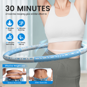 "Removable Foam Fitness Hula Hoop - Gymnastic Body Building"
