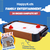 Happy Kids Tabletop Air Hockey | Battery Operated Arcade Game