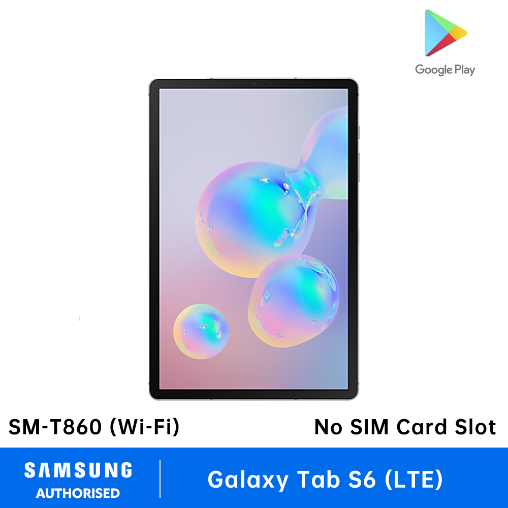 Samsung Galaxy Tab S6 Wi-Fi 6GB RAM + 128GB / 256GB ROM 10.5 inches 7040 mAh Snapdragon 855 SM-T860 - Philippines
