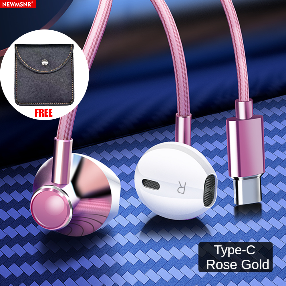 (NEW) Newmsnr TYPE-C True Eight Cores Earphones Super Bass In Ear Headphones HD Microphone Earphone Noise Reduction Gaming Headphone Waterproof Sweatproof Headset No Ear Pain Earbuds Original High Quality Earpiece ราคา 175 บาท*ส่งฟรี
