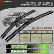 Mitsubishi Mirage Front Wiper Blade, All Season, Banana Rubber