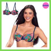 Ysaggy Victoria Underwire/Underwear Avon Bra Floral for Women