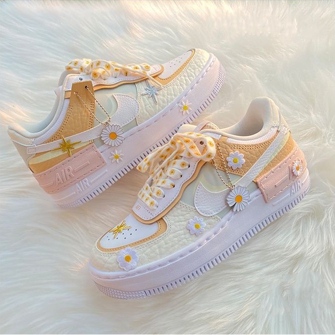 nike air force 1 womens sunflower