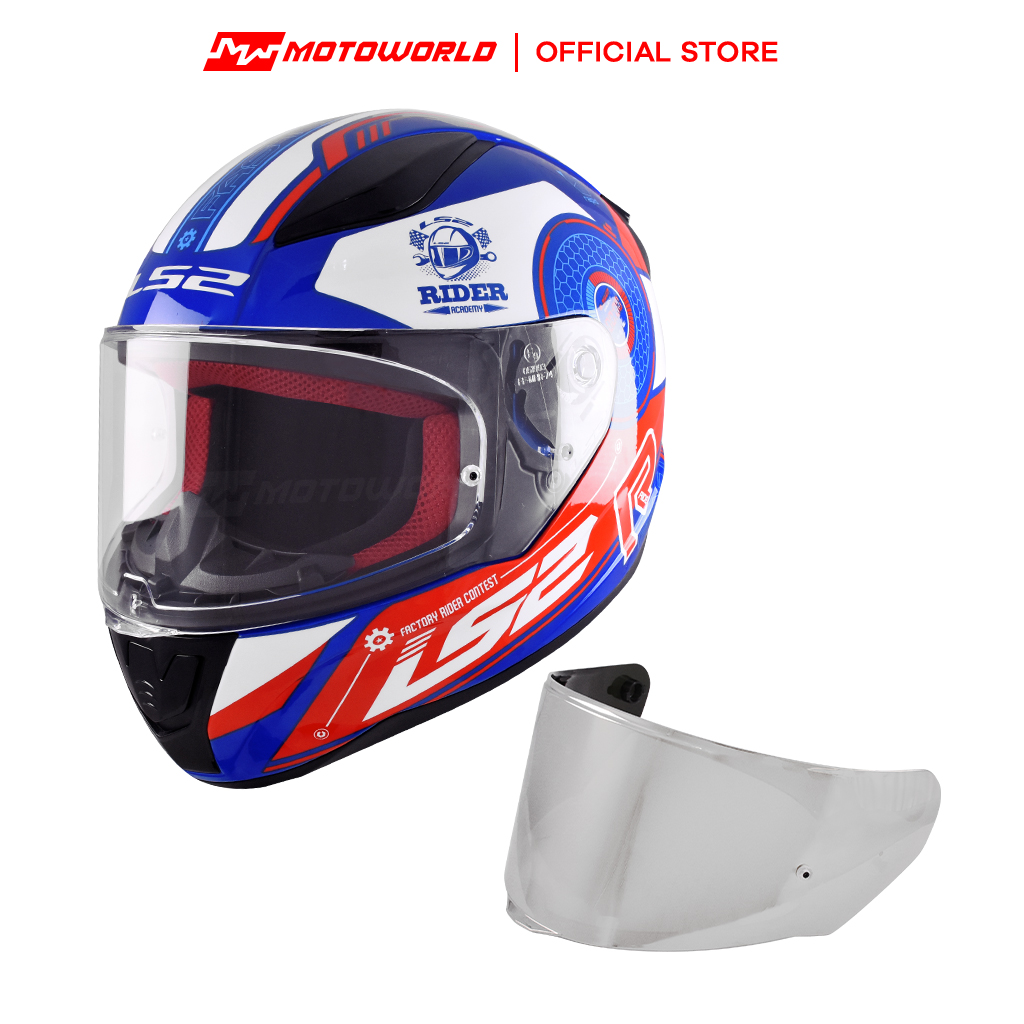 LS2 Motorcycle Full Face Helmet FF353XV Stratus Graphics