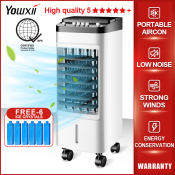 YOWXII Portable Air Cooler with Ice, Three-Speed Control