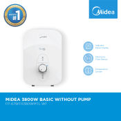 Midea Turbo Heating Digital Shower Heater