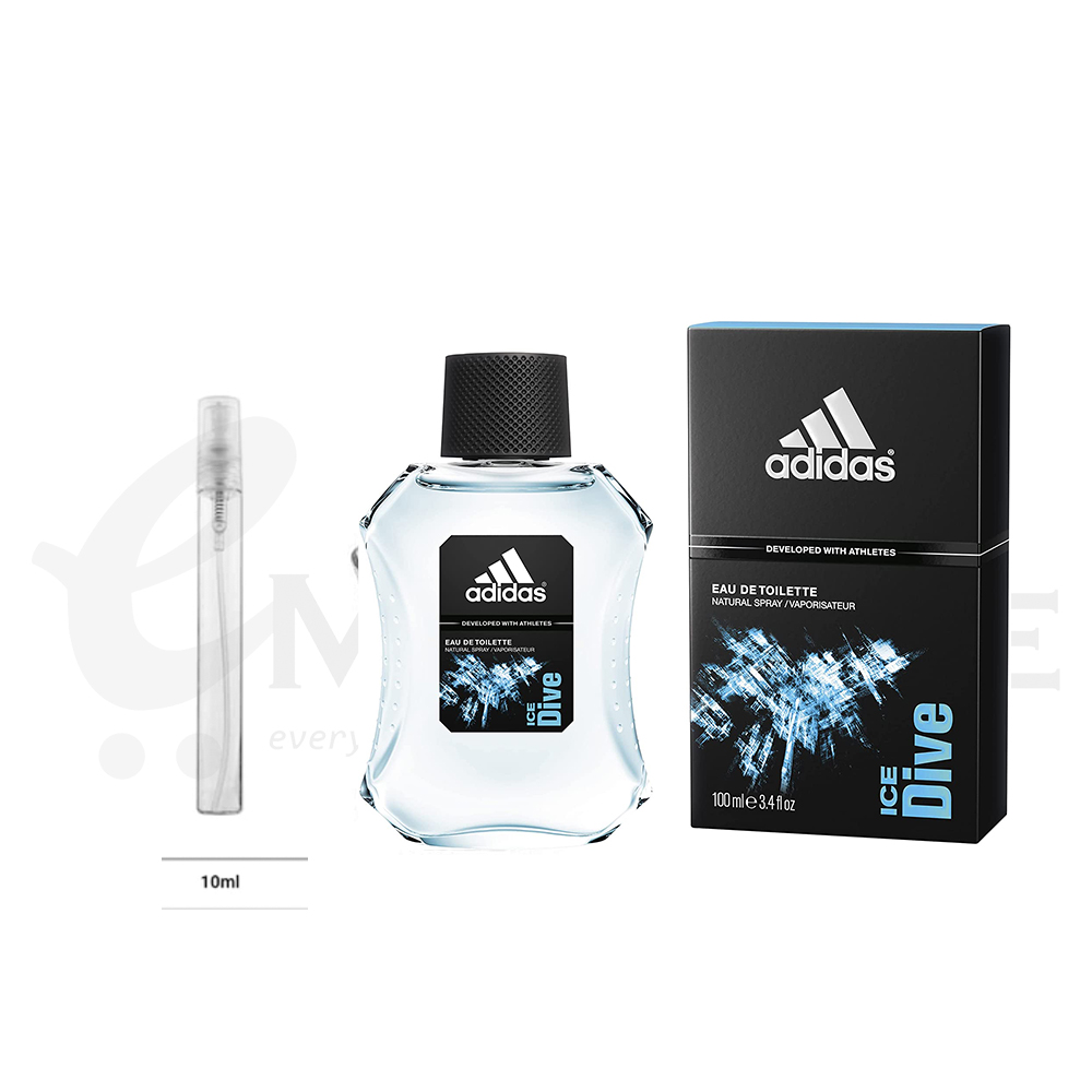 Adidas Ice Dive Eau De Toilette for Men 10 ml Travel Size Decant